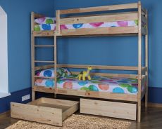 Двоярусне ліжко з ящиками SportBaby Babyson 4 лакове 80x190см